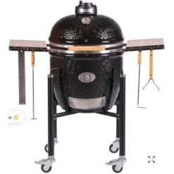 Nouvelles Arrivées 14 Barbecue Ceramique MONOLITH Classic Pro Série 2.0 Noir Avec Chariot