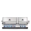 Napoleon Barbecue Encastrable Gaz Built-I Pro825 + 4 Brûleurs + 2 Sizzle Interieurs + Brûleur Arriere + Fumoir -Napoleorm Magasin barbecue encastrable gaz built i pro825 4 bruleurs 2 sizzle intereieurs bruleur arriere
