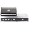 Barbecue Gaz GRANDHALL Premium G4 PLUS Encastrable -Napoleorm Magasin barbecue gaz grandhall premium g4 plus encastrable