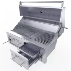 Barbecue Encastrable Hybride Charbon De Bois & Gaz 42" - 106cm - SUNSTONE 12 Barbecue Encastrable Hybride Charbon De Bois & Gaz 42" - 106cm - SUNSTONE -Napoleorm Magasin barbecue hybride gaz charbon de bois 76cm 10