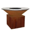 Brasero OFYR XL Plancha Acier Corten Pied 50cm -Napoleorm Magasin brasero ofyr xl plancha acier cortene pied 50cm