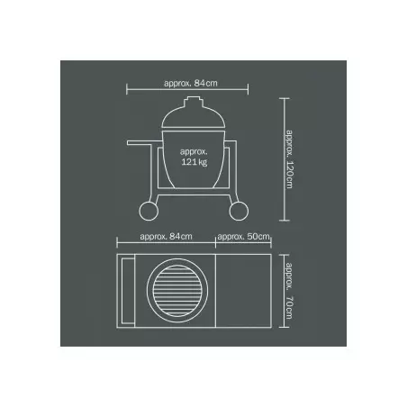 Chariot Le Chef Buggy + Tablette - MONOLITH 4 Chariot Le Chef Buggy + Tablette - MONOLITH – Image 2