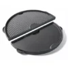 Demi-Plaque De Cuisson / Plancha Reversible En Fonte BIG GREEN EGG L - Ref 122988 -Napoleorm Magasin demi plaque fonte big green egg l
