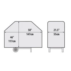 Housse Select Baron & NEW Crown 4 Bruleurs 67487 BROIL KING -Napoleorm Magasin housse select baron new crown 4 bruleurs 67487 broil king 1