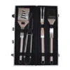 Mallette 4 Pieces Inox Pour BBQ -Napoleorm Magasin malette 4 pieces inox pour bbq