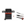 Pack + Barbecue Hybride Gaz & Charbon Gas2Coal 330 2.0 3 Brûleurs + Set D'ustensiles -Napoleorm Magasin pack barbecue hybride gaz charbon gas2coal 330 20 3 bruleurs set d ustensiles