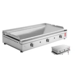 Pack Plancha Gaz PLANET Chef 80 + Capot à Charnieres -Napoleorm Magasin pack plancha chef 80 capot a charnieres 2