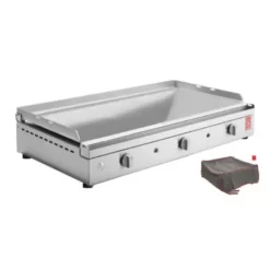 Pack Plancha Gaz PLANET Chef 80 Lisse + Housse