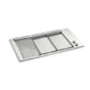 Planet BBQ Gaz Oasi Encastrable Grill 1/3 Et Plancha 2/3 + Capot -Napoleorm Magasin plancha gaz encastrable oasi 55 cm inox plaque lisse rainuree couvercle planet
