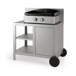 Pack Silver Edition Plancha Gaz Allure 260 Inox + Desserte Inox